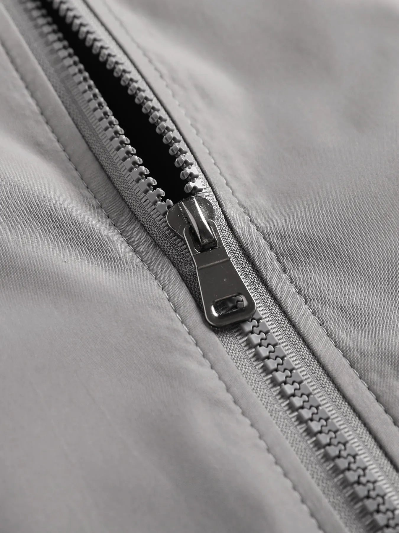 Men's Spring and Autumn Thin Casual Jacket Solid Color Stand Collar Cardigan Jacket Men's Outdoor Sports Casual Versatile Top