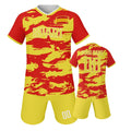 Spain Custom Soccer Jersey Sets Football Kit Kids Training Outfit Club Personalized Name Number Soccer Uniform for Boys ＆ Girls
