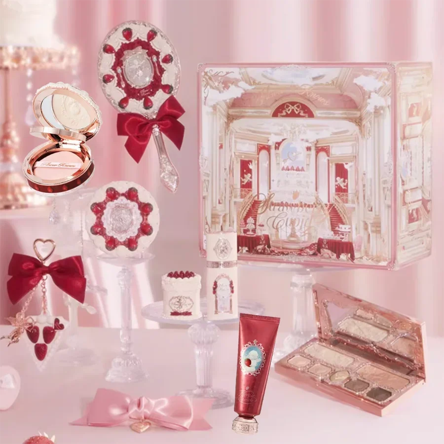 Strawberry Cupid Box Collection Make Up Sets Cosmetics Full Set Palette Pressed Powder Blush Lipstick Mystery Box