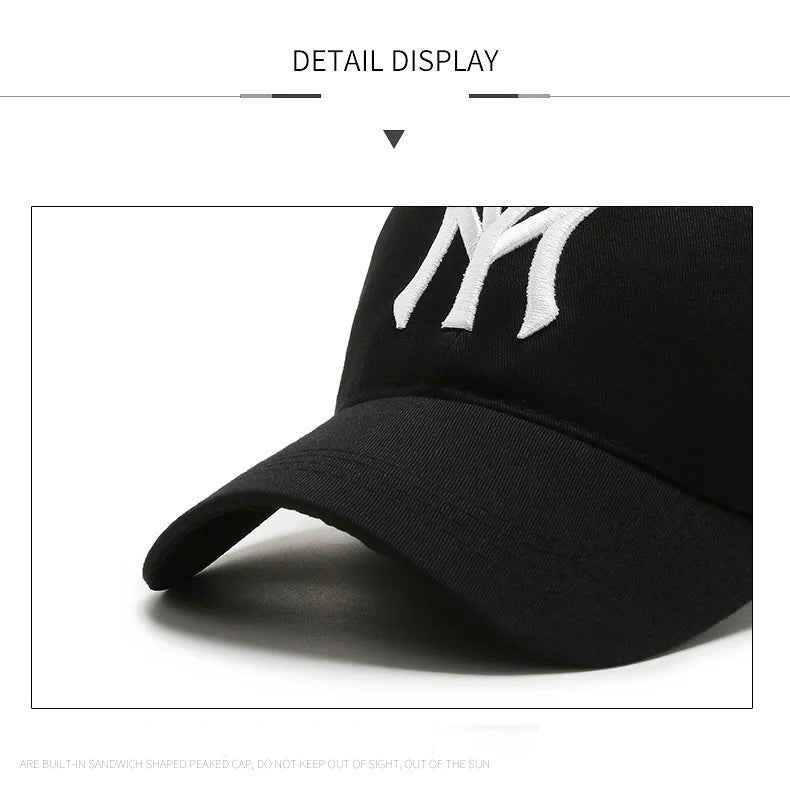 Fashion letter embroidery men women baseball cap duck tongue cap women men