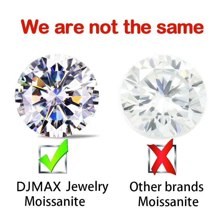 Premium Unisex Moissanite Tennis Necklace for Men Original 925 Sterling Silver Hip Hop Tennis Bracelets for Women