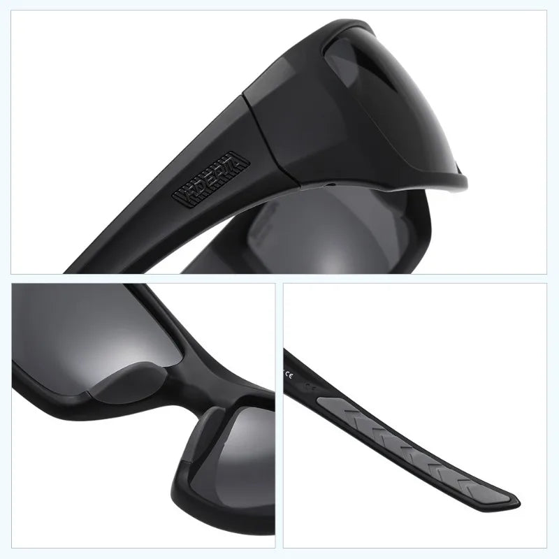 Outdoor Sports Polarized Sunglasses Men's Fishing TR90 Frame UV Protection Lens Shield Sun Glasses Women Eyewear with Box