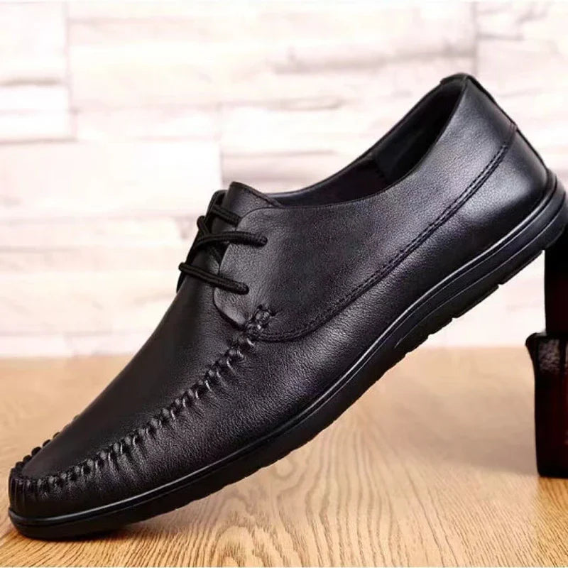 Men's Formal Leather Shoes – Classic Lace-Up Office & Business Dress Footwear