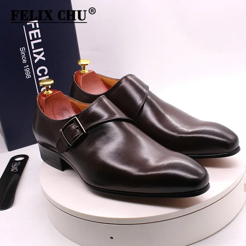 Designer Men’s Formal Leather Dress Shoes – Elegant Oxford Style, EU 40–48