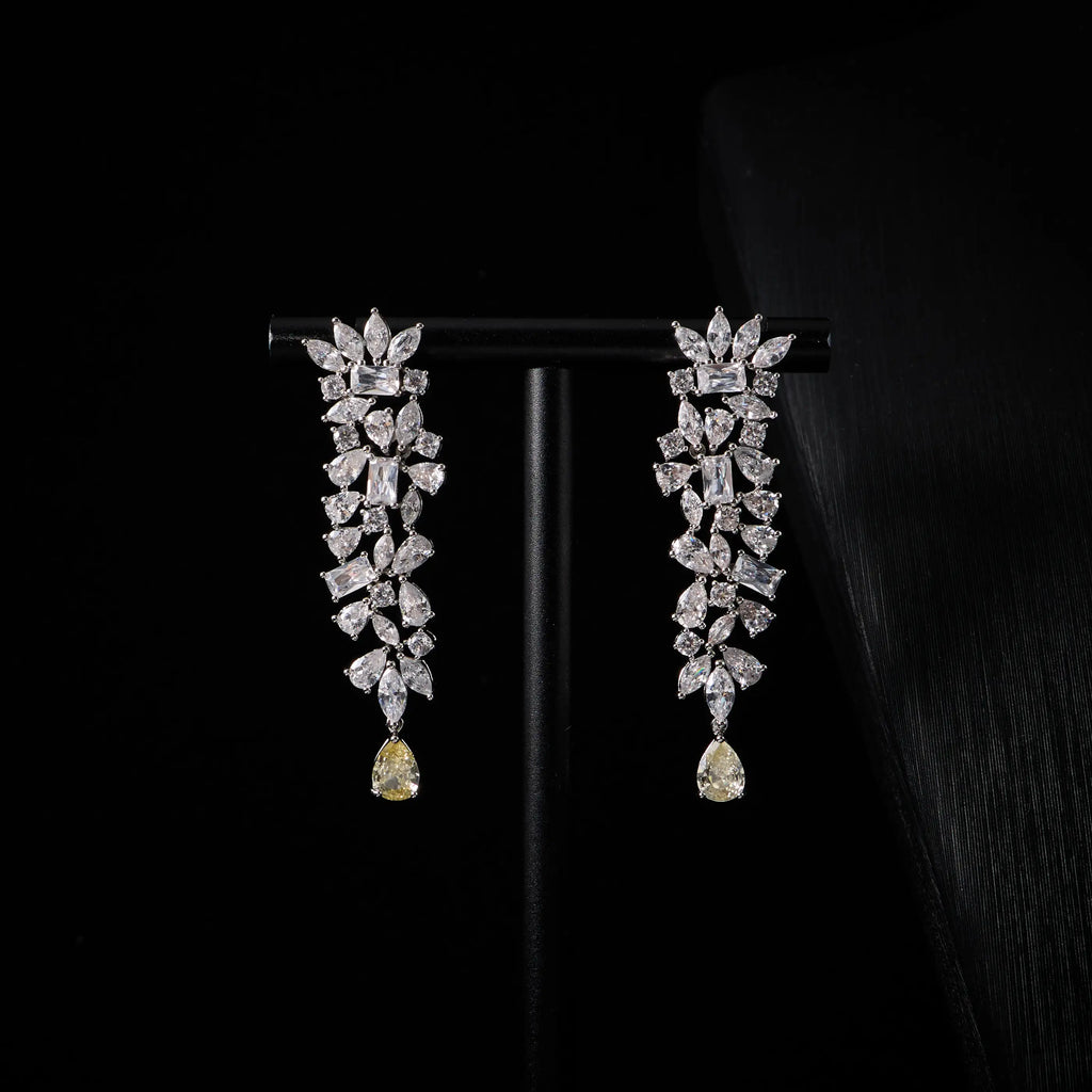 00073 Bridal Cubic Zirconia Necklace Set for Women Dubai Jewelry Sets  Wedding Jewelry Wedding & Engagement Accessories