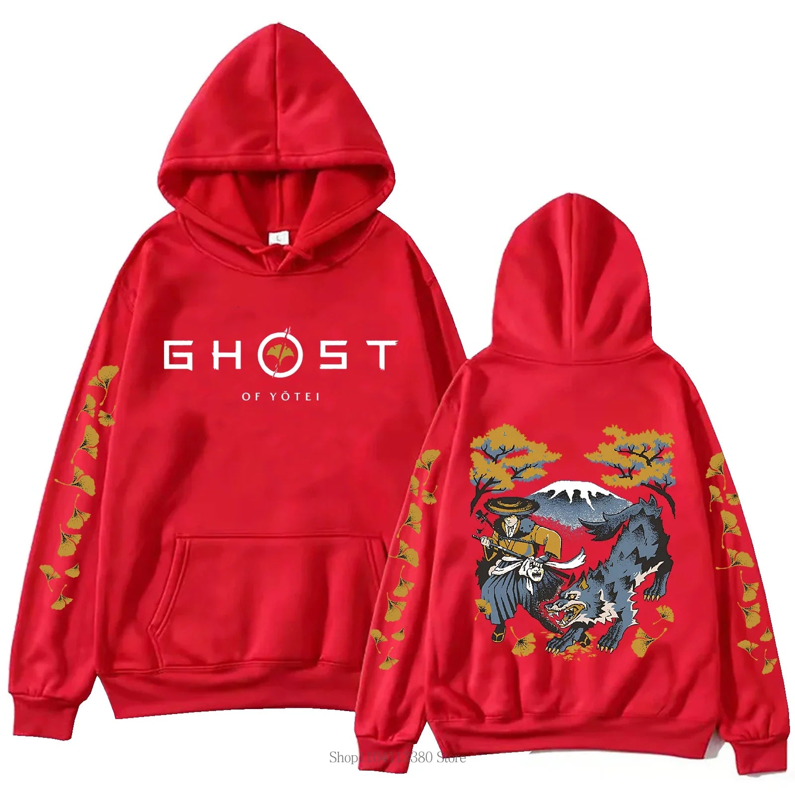 هودي بطبعة Ghost جديدة خريف وشتاء للرجال والنساء، كاجوال على طراز هاراجوكو، بلوفر بأكمام طويلة من الصوف بتصميم أركان فينتاج Y2K