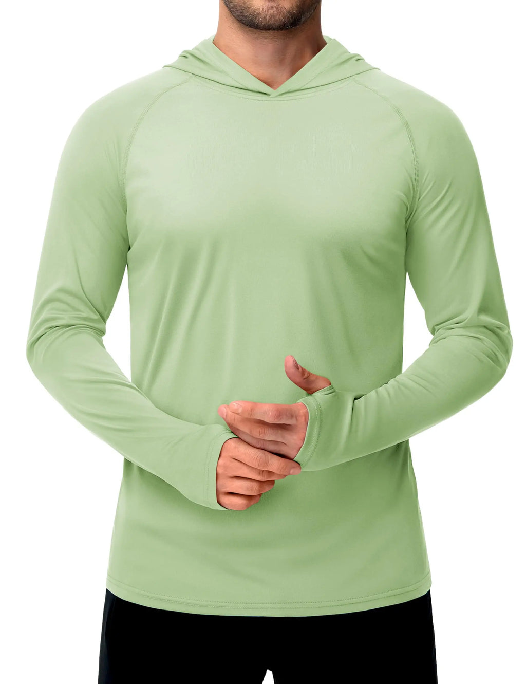 Sun Protection Shirts Mens Long Sleeve Hoodie Casual UV-Proof T-Shirts Breathable Lightweight Quick Dry T shirts Swim