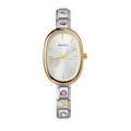 Fashion New Niche Watch Female Style Female Student Ellipse Quartz Watch Stainless Steel Strap Width 9mm Everyday Gifts