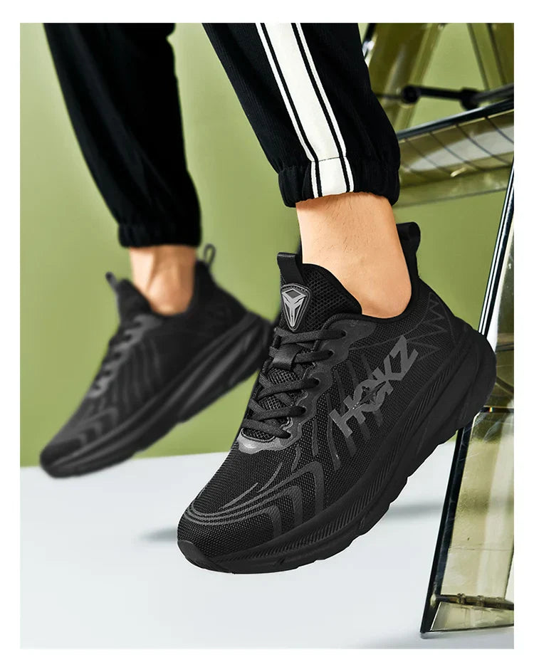 Carbon Plate Air Cushion Running Shoes for Men Soft Chunky Sneakers Women Daily Commuting Shoes Outdoor Casual Walking Shoes