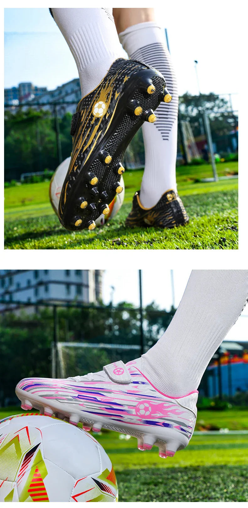 New Kids Professional Soccer Shoes TF Indoor Men Football Field Boots Original Football Shoes Society Cleats Grass Training Fast