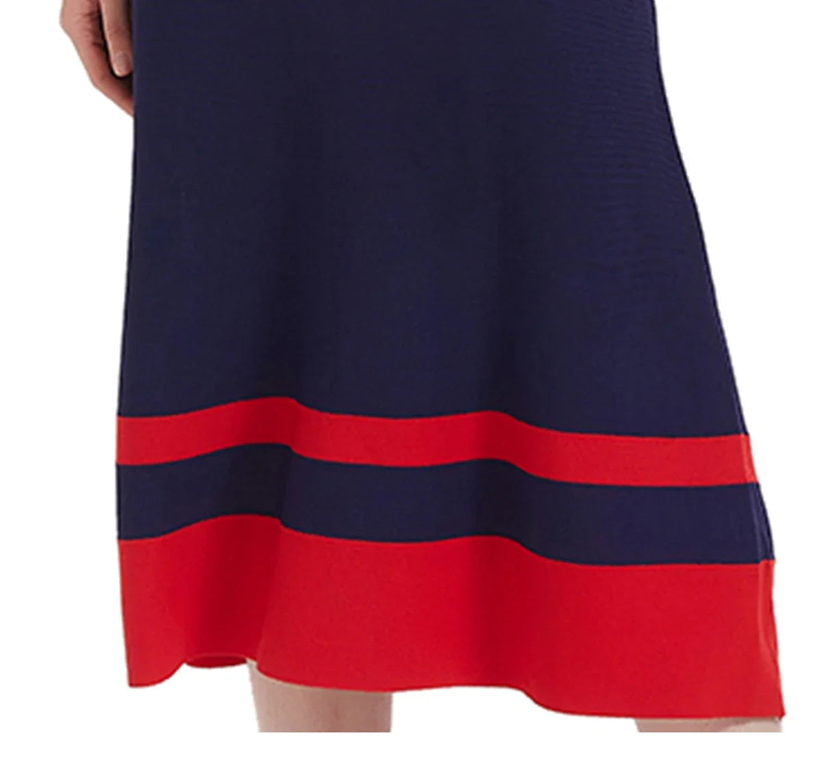 Women's Dress 2024 New Sleeveless Knitted Long Dress Simple navy blue Business Women's Wear