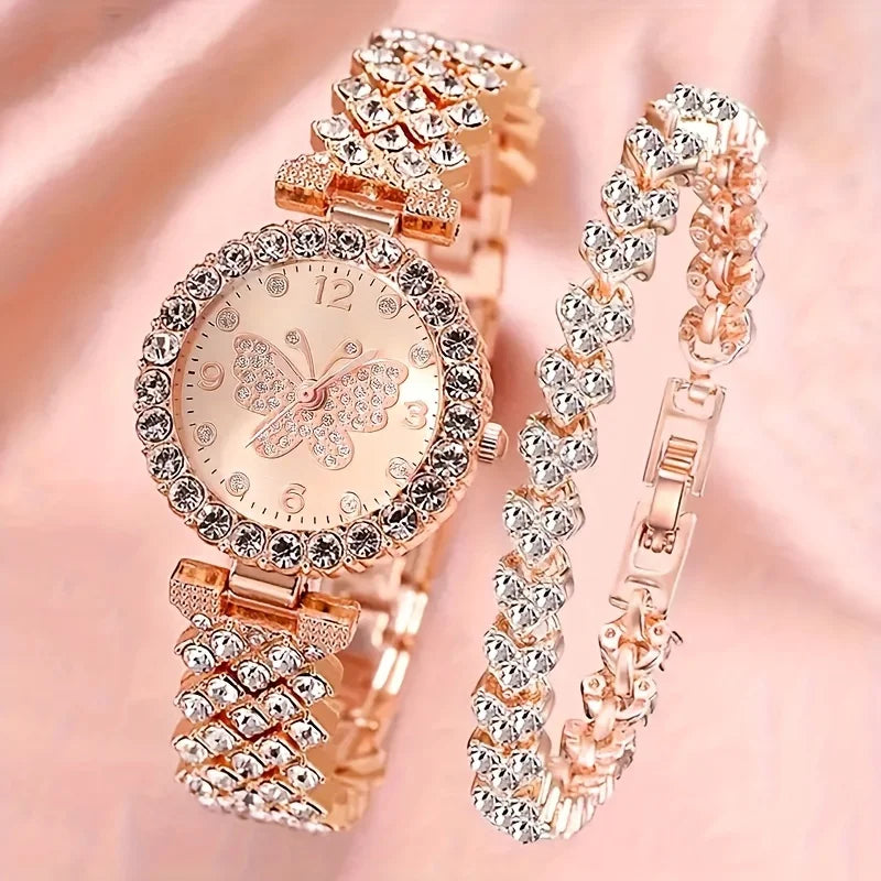 Watch For Women Watches 2023 Best Selling Products Luxury Watch Luxury Brand Reloj Mujer Watch Bracelet Set Diamond Steel Band