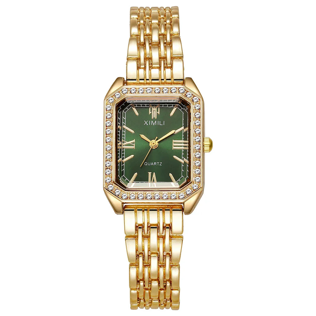 New High-end Luxury Ladies Watches Elegant Diamond Jewelry Quartz Bracelet Wristwatch Gifts for Women 2025 Fashion Dress Watch