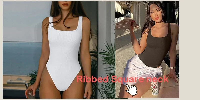 GUUDIA Spandex Elastic Body Suit Shapewear Women Body Shaper Tummy Control Long Sleeve Open Crotch Big U Neck Seamless Shapers