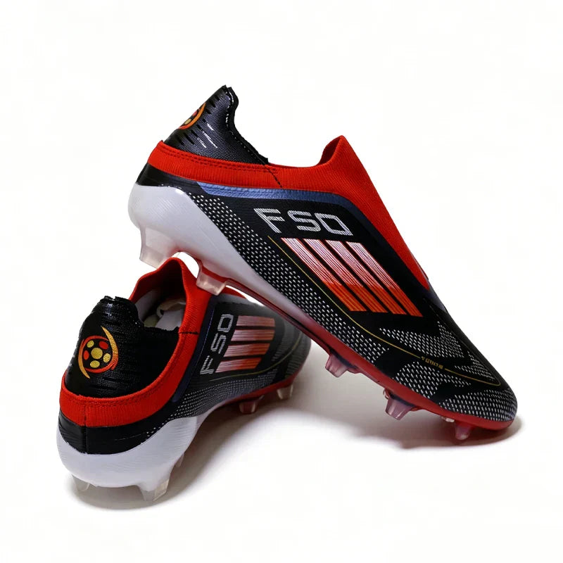 Pro Without-lace F50 Mens Soccer Shoes Boys Training Non-Slip Turf Soccer Cleats TF/FG Football Sneakers Chuteira Campo 35-45