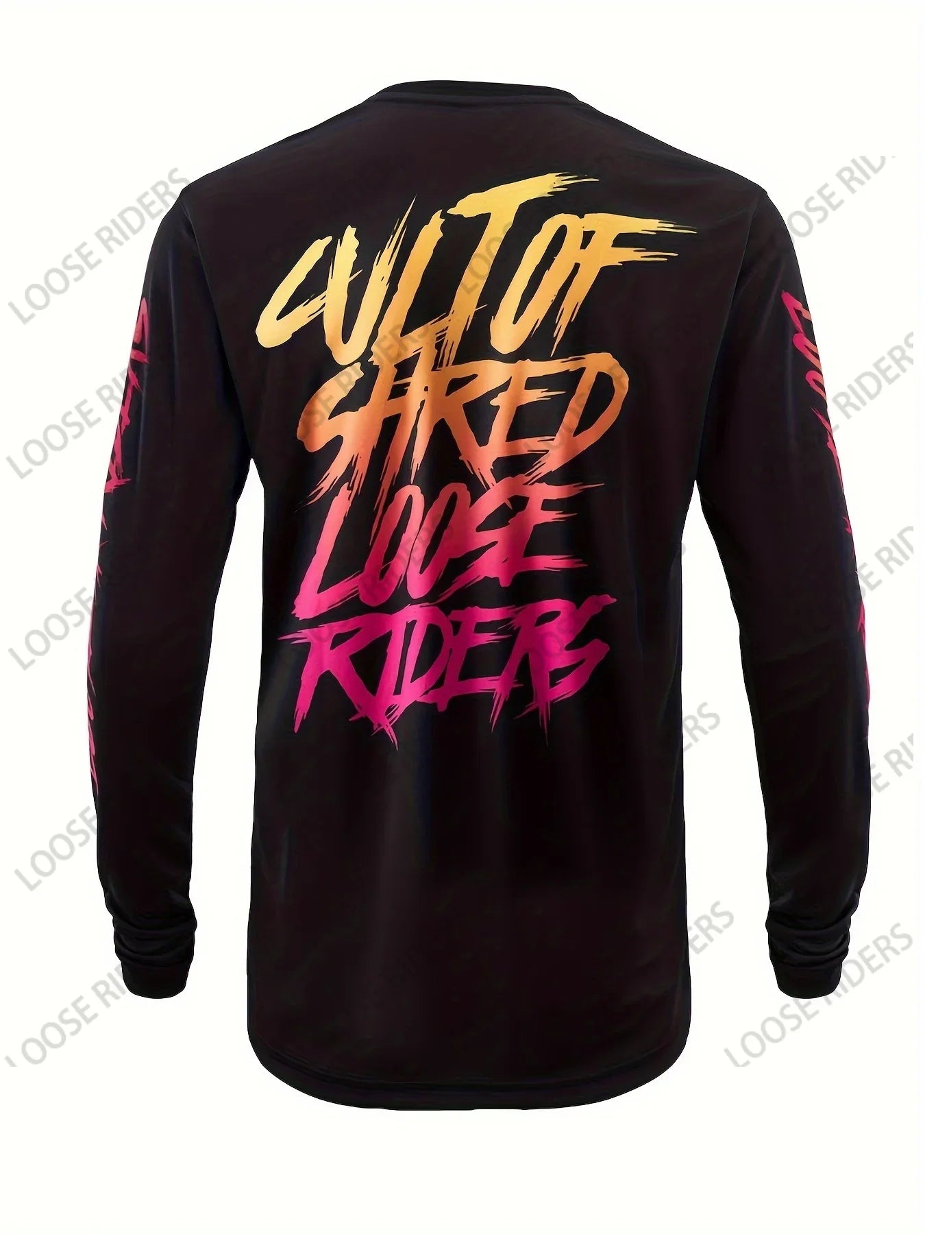 Loose Rider Men's MTB Shirt Off-Road Endurance Motorcycle Downhill Jersey BMX Mountain Bike Long-Sleeved Jersey