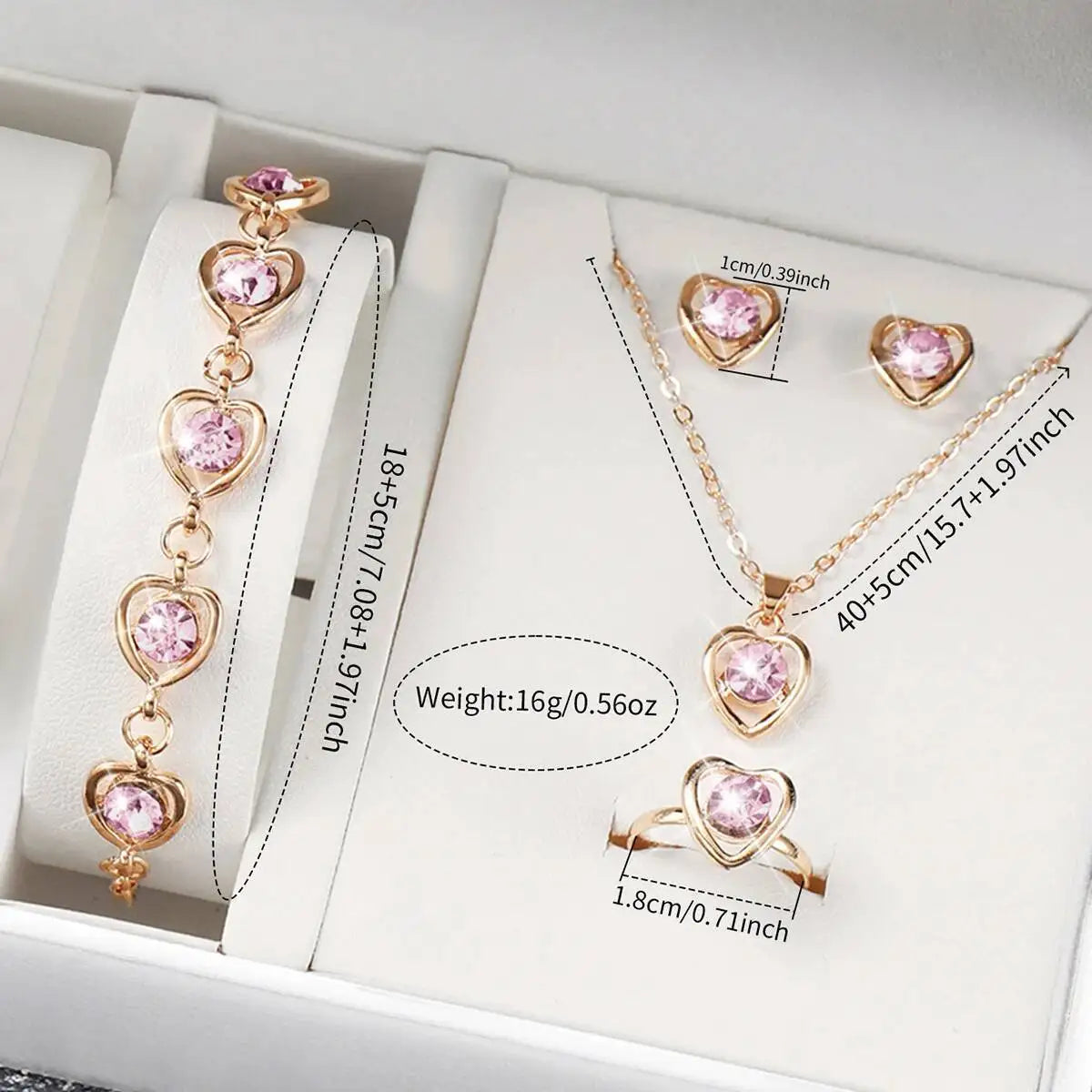 6PCS/Set Fashion Flowers Dial Women's Quartz Watch Leather Band Watches Rhinestone Jewelry Set（Without Box）