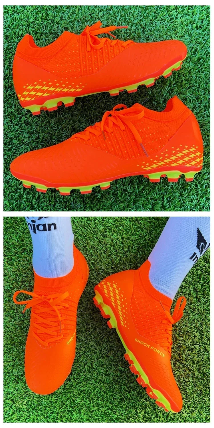 Spiked Comfortable Breathable Competition Soccer Cleats for Training and Matches