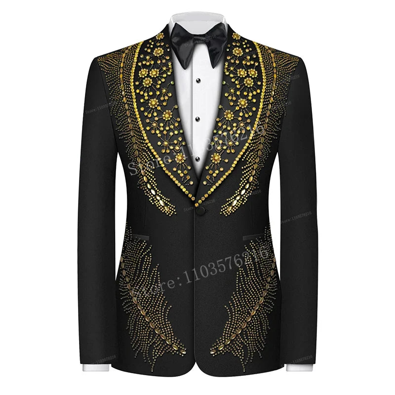 Olibexley Men's Suits 2 Pieces Sets