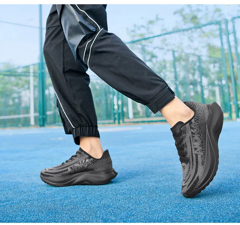 Men Women High Quality Light Running Shoes Cushion Training Shoes Lightweight Wear-Resistant Sneakers