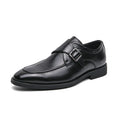 Men's business casual leather shoes cowhide retro round head British leather shoes men's leather big head men's shoes tide