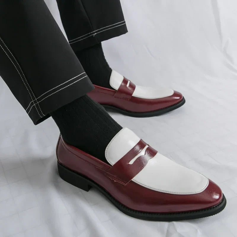 Men Shoes for Wedding Moccasins 2025 New Loafers for Men Breathable Man Slip on Flats Leisure Walk Driving Shoes Walking Shoes