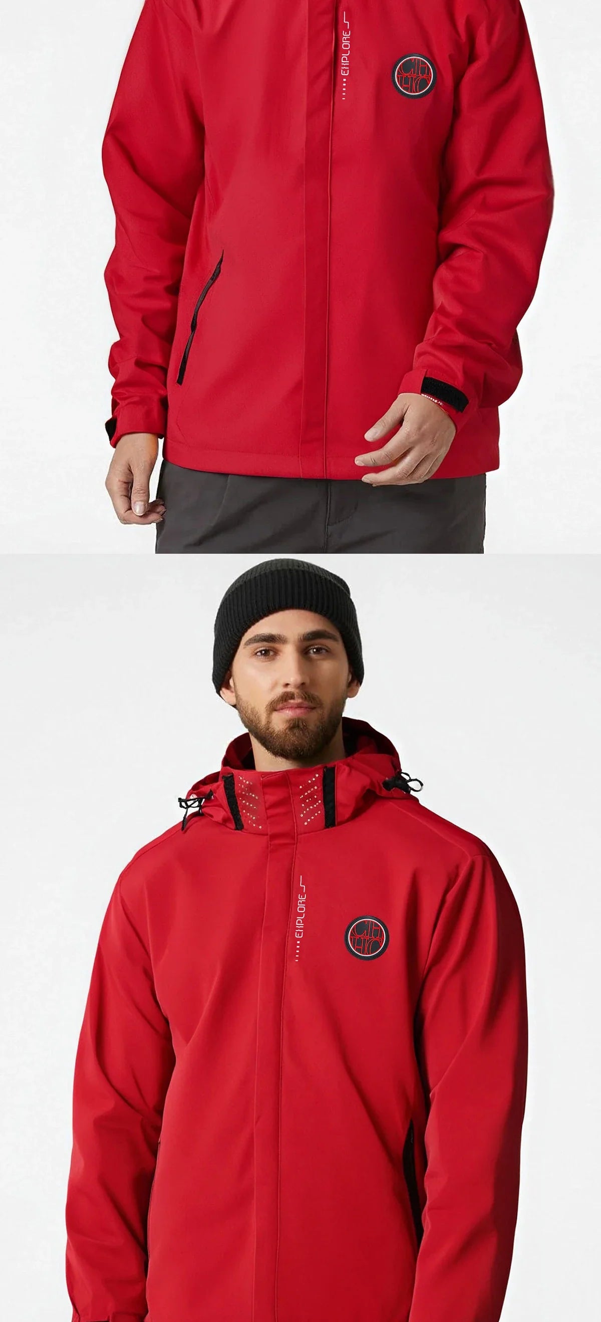 New Men Interchange Jacket Spring Outdoor Mountaineering On Foot Jacket Couple Fashion Women Thin Zipper Coat Male