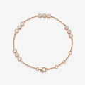 3mm Bubbles Adjustable Real All Moissanite Bracelets for Women Men Classic Lab Diamond Chain S925 Sterling Silver Jewelry