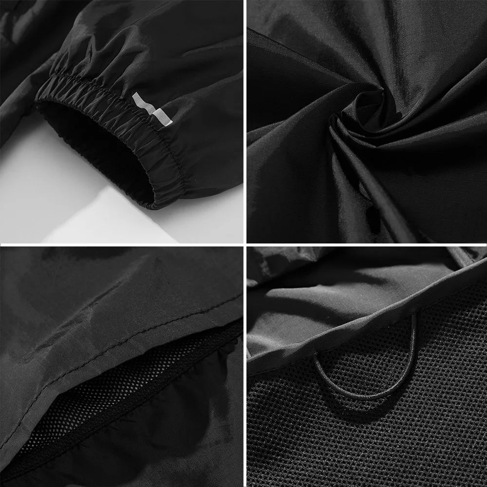 Men Outdoor Windbreaker Tactical Detachable Cap Camping Fishing Coat New plus size Casual Lightweight Jacket