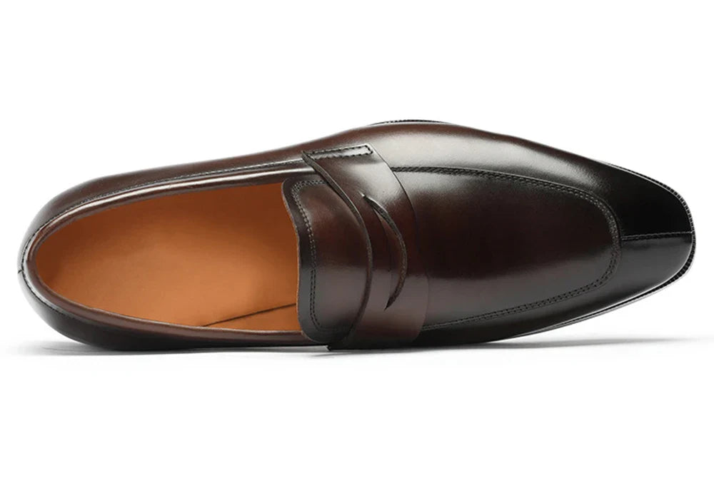 Men Loafer Casual Shoes Calf Leather Waterproofing Materials High Quality Wholesalers Online Formal Dress Slip-on Shoes
