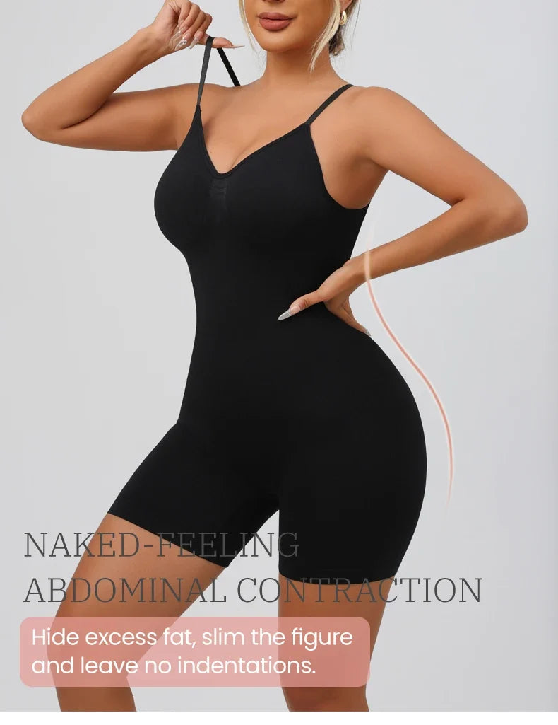 Seamless Low Back Bodysuit Shapewear Women Butt Lifter Smooth Body Shaper Backless Slimming Sheath Flat Belly Corset Underwear