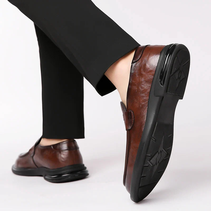 High Quality Fashionable Loafers Leather Men Business Formal Casual Leather Shoes Spring Men Soft and Comfortable Leather Shoes