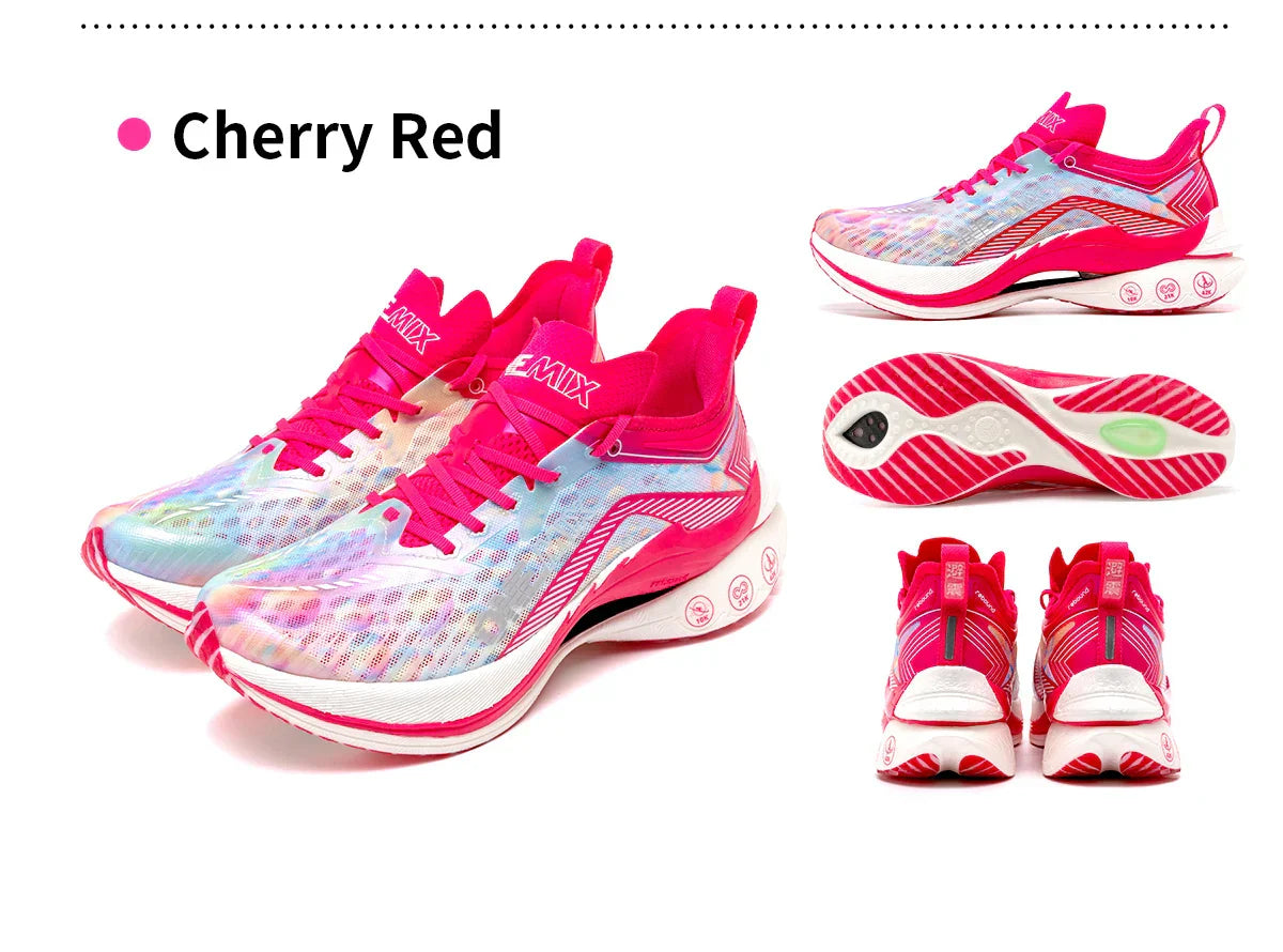 Trail Racing Running Shoes Cushion Breathable Mesh Stable Wearable Outdoor Carbon Plate Marathon Sport Training Sneakers