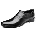 2026 New Low-heeled Business Shoes for Men Black Spring Summer Leather Shoes Male Fashion Casual Dress Shoe Man