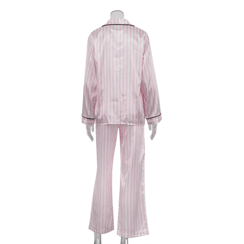 Street Cardigan Top Wide Leg Pants