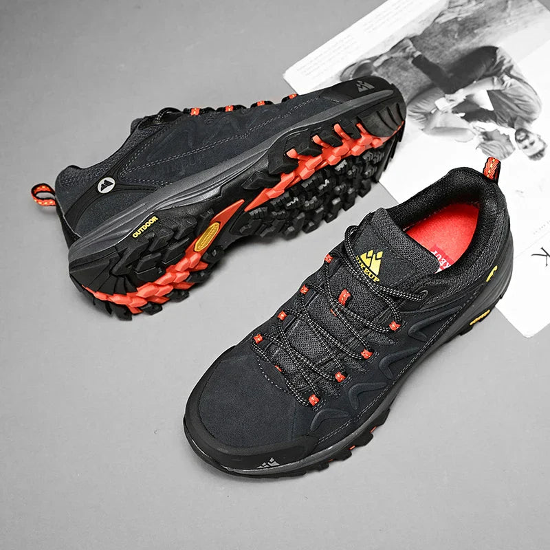 Leather Men Shoes for Men's Casual Shoes Fashion Waterproof Winter Luxury Designer Brand Work Boots Man Non-slip Sneakers