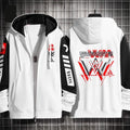 Anime Bleach Kuchiki Rukia 3D Print Zip Up Hoodie للنساء والرجال ملابس الشارع سترة هيب هوب تأثيري الأولاد والبنات سويت شيرت بسحاب بغطاء للرأس