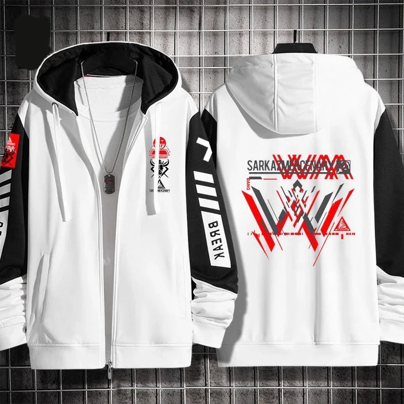 Anime Bleach Kuchiki Rukia 3D Print Zip Up Hoodie للنساء والرجال ملابس الشارع سترة هيب هوب تأثيري الأولاد والبنات سويت شيرت بسحاب بغطاء للرأس