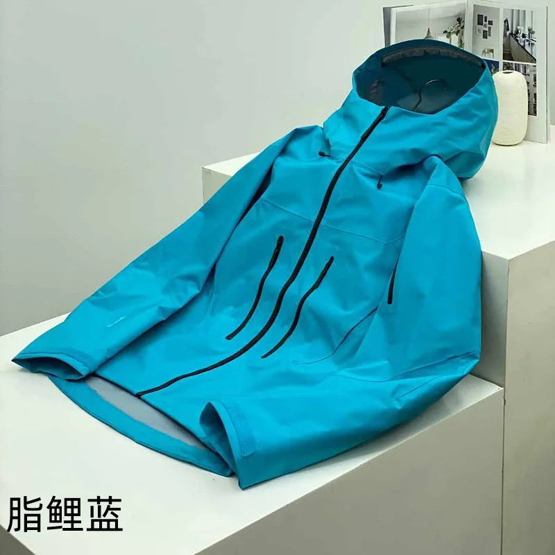 Outdoor Men's and Women's, Sports, Fishing, Mountaineering, Travel, Fashion, Camping, Leisure, Multicolor Hardshell Jacket
