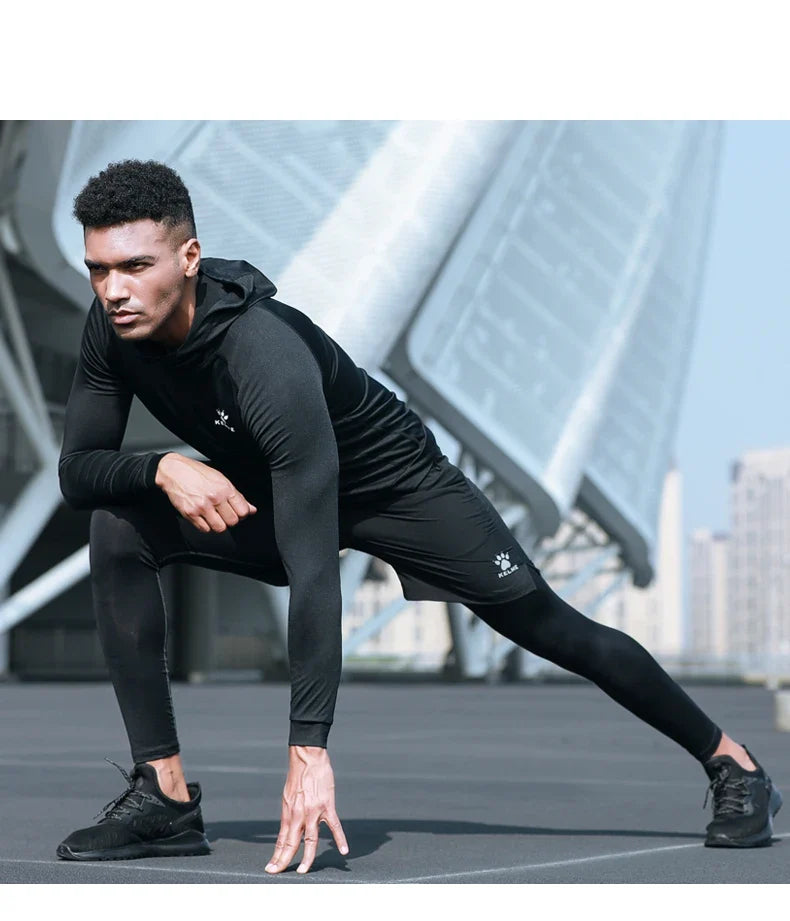Men's Running T-shirts Compression Shirts Bodybuilding Sports Tights Long Sleeves Exercise Workout Fitness 3891113