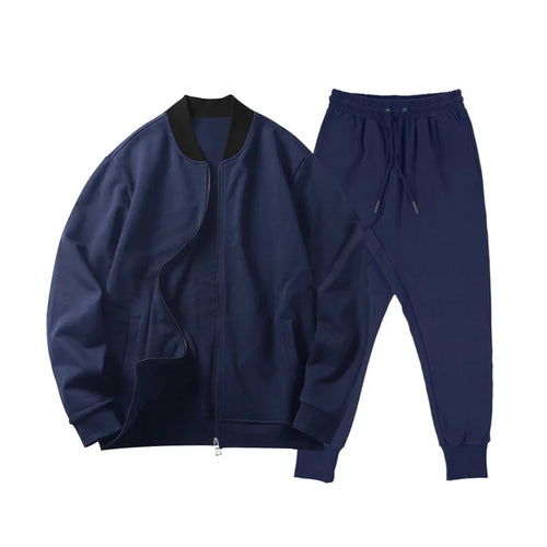 2025 Men's Fitness Sports Style Outdoor Casual Zipper Set In Stock