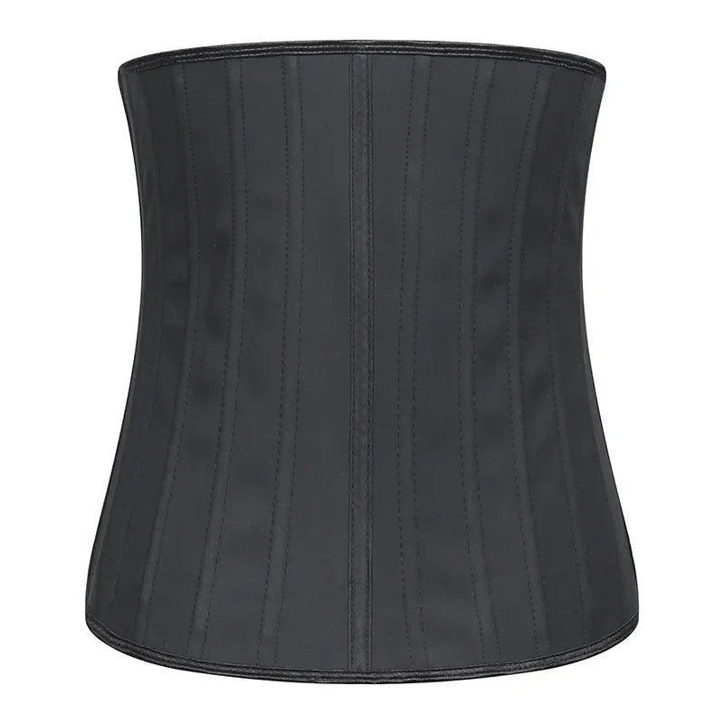 25 bones Waist Trainer Corset Latex Body Shapewear Women Tummy Shaper Belly Sheath Sllimming Belt Modeling Strap Weight Loss