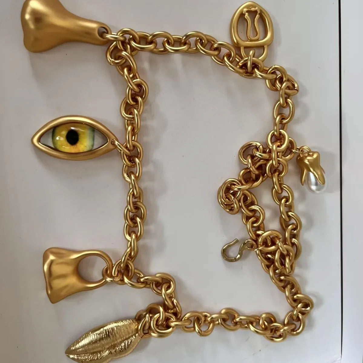 Summer new high-quality copper gold-plated necklace, waist chain and bracelet sets