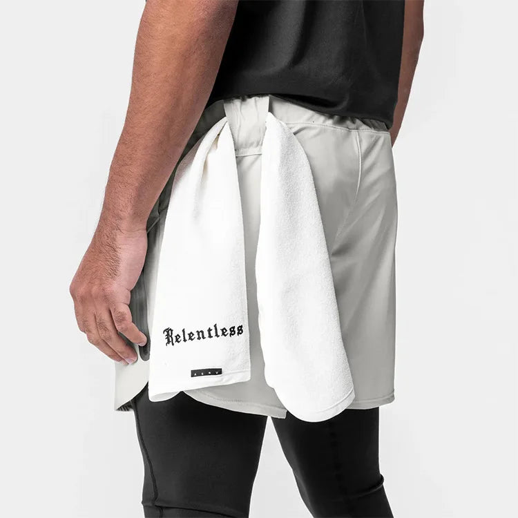 Men's Quick-Dry Gym Shorts Breathable Summer Training Running Basketball Fitness Jogging Loose Fit Streetwear Casual Sportswear