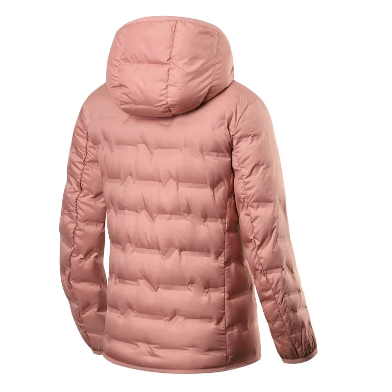 Winter Warm Down Jacket Women Hiking Camping Climbing Trekking Graphene Lining Coat Duck Down Lightweight Padding Jackets