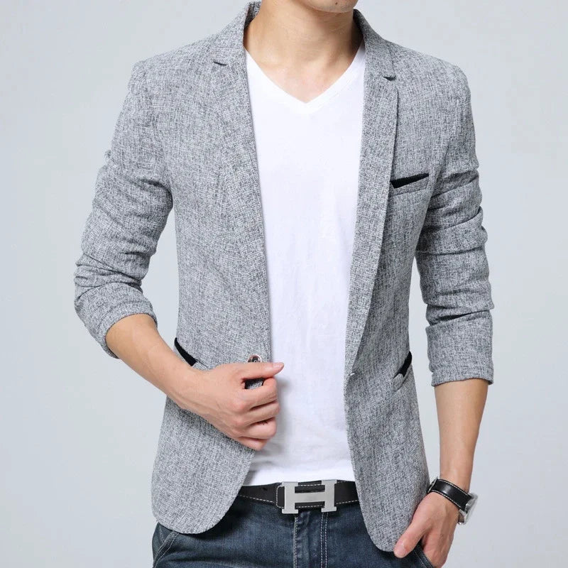 TFETTERS New Arrival Mens Blazer Jacket Suit Wedding Prom Party Slim Fit Smart Casual Suit Men Jacket Business Men Suit Jacket