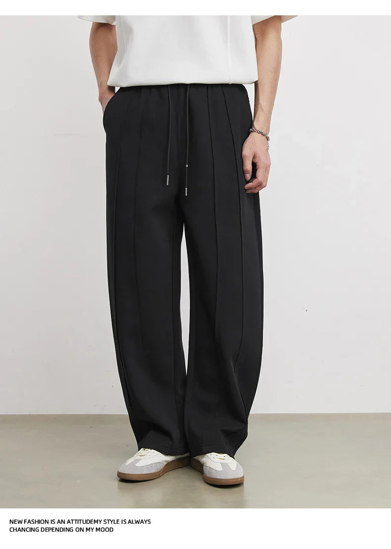 Fashion American Casual Sweatpants Men Spring And Autumn 2026 New Air Layer Scimitar Pants Loose Sports Pants