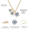 Three Stone Moissanite Pendant Necklace Niche 925 Sterling Silver Chain Necklaces for Women Collar Plata 925 Jewelry Gift