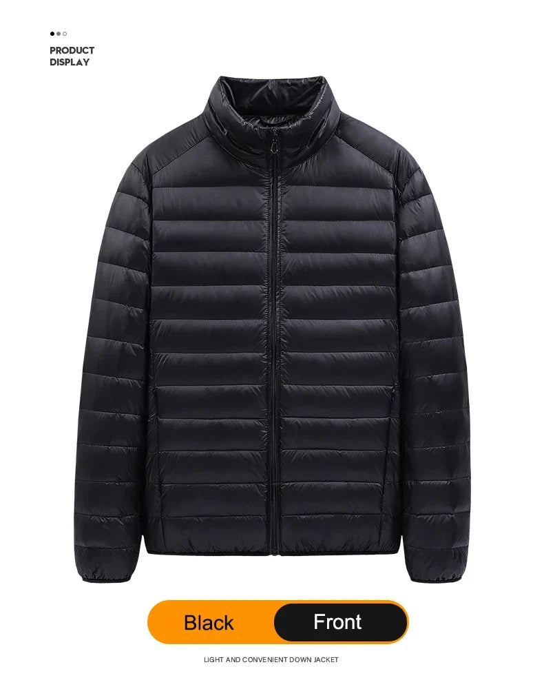 50% Down Jackets Men's Ultralight Hiking Camping Trekking Winter Coat Outdoor Windproof Warm Puffer Jacket Packable