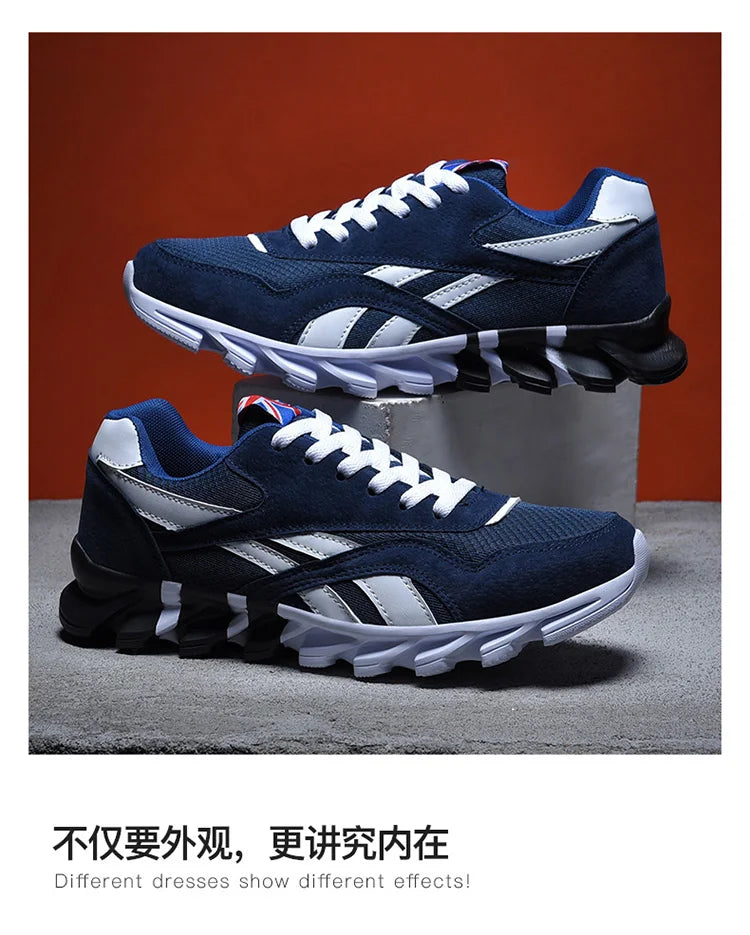 Men's and women's running shoes breathable casual sneakers anti-slip vibration comfortable walking shoes 36-48